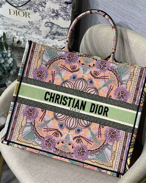 christian dior tote size|Christian Dior tote bag pink.